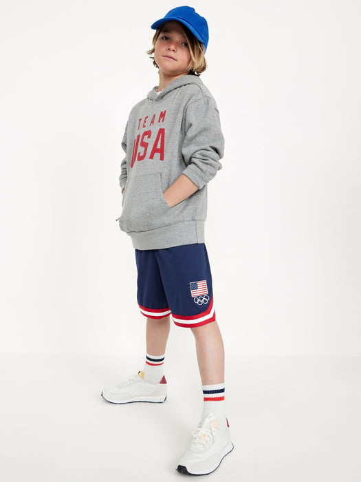 IOC Heritage© Graphic Mesh Basketball Shorts for Boys