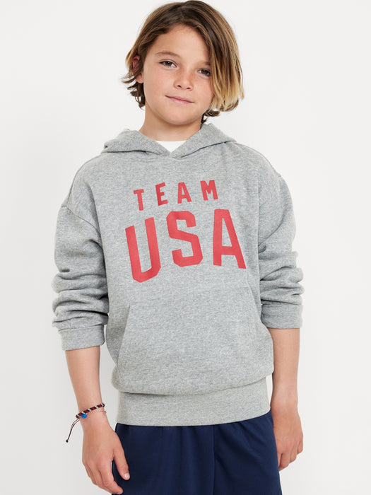 IOC Heritage© Graphic Gender-Neutral Pullover Hoodie for Kids