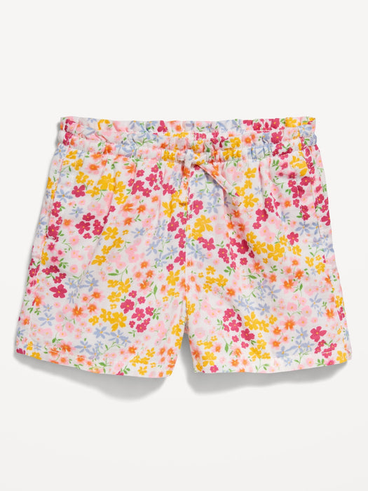Ruffled Pull-On Shorts for Toddler Girls