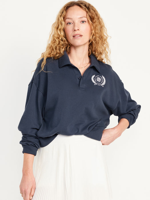 French Terry Graphic Pullover