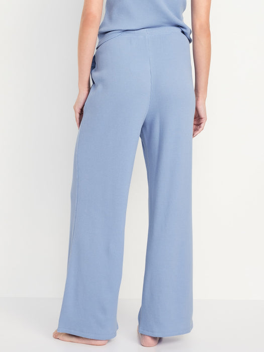 Mid-Rise Waffle Lounge Pant