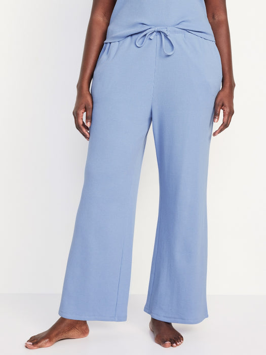 Mid-Rise Waffle Lounge Pant