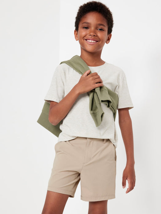 Slim Performance Chino Shorts for Boys (Above Knee)