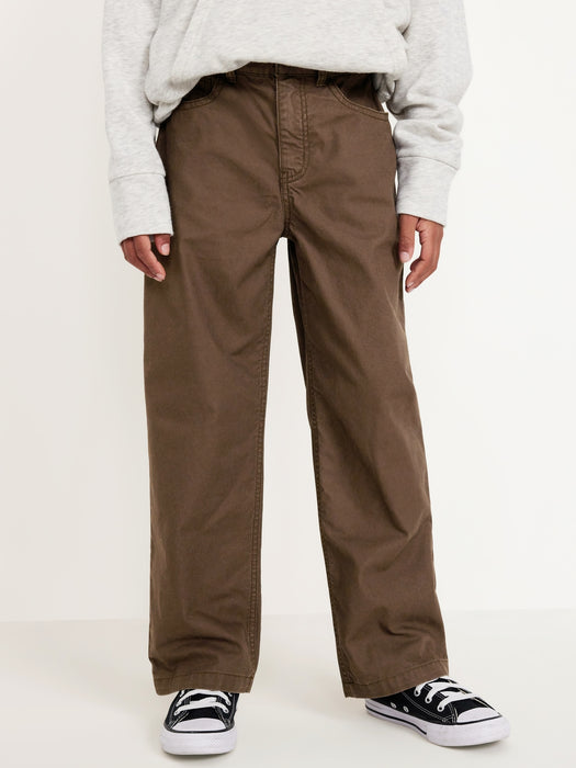 Baggy Non-Stretch Carpenter Pants for Boys