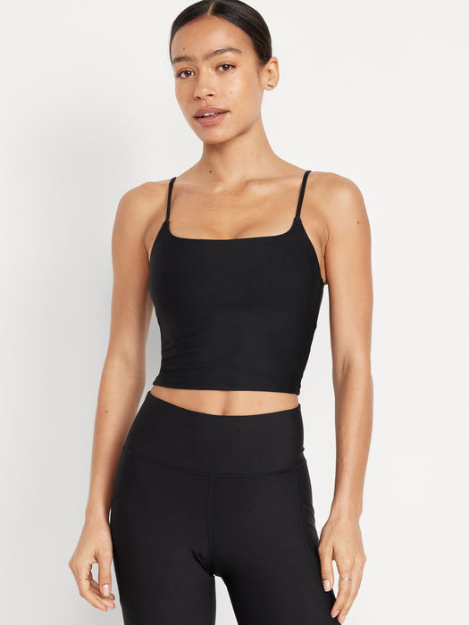 Light Support Strappy PowerSoft Longline Sports Bra