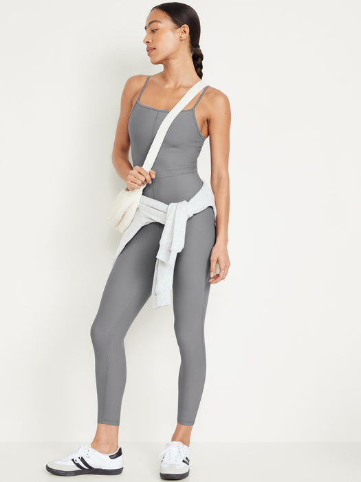 PowerSoft Ribbed 7/8 Cami Bodysuit