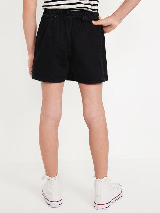 Wrap-Front Jean Skort for Girls
