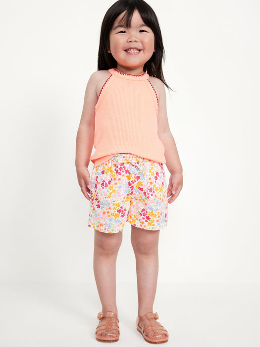 Ruffled Pull-On Shorts for Toddler Girls
