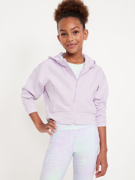 Dynamic Fleece Zip-Front Performance Hoodie for Girls
