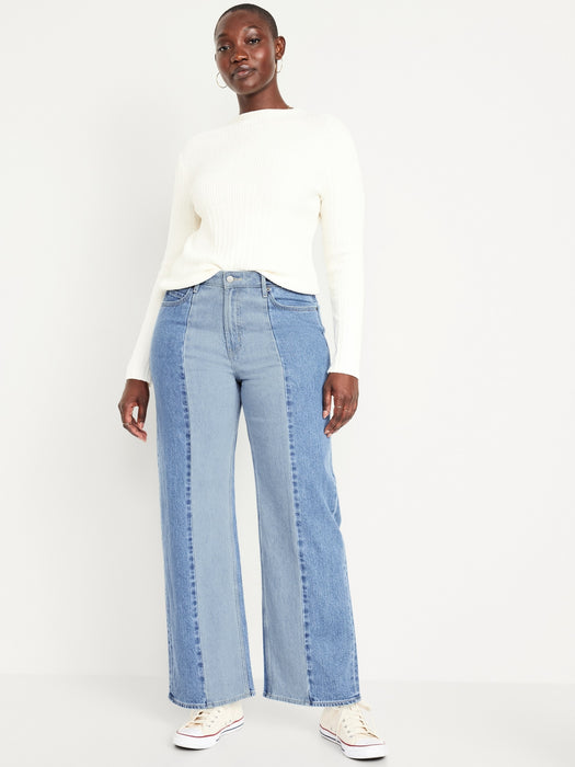 Extra High-Waisted Wide-Leg Jeans