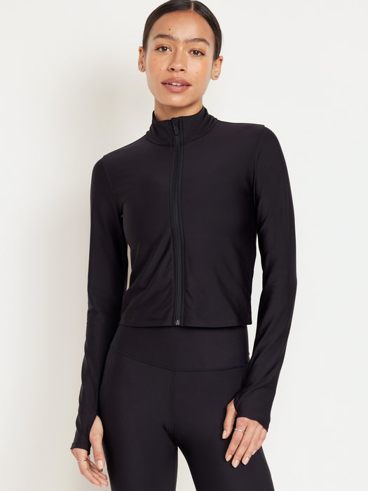 PowerSoft Crop Full Zip