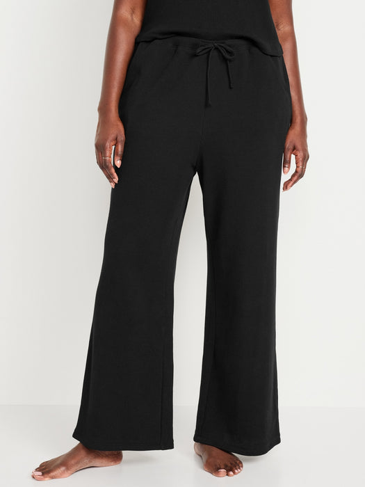 Mid-Rise Waffle Lounge Pant