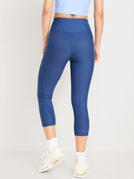 High-Waisted PowerSoft Crop Leggings