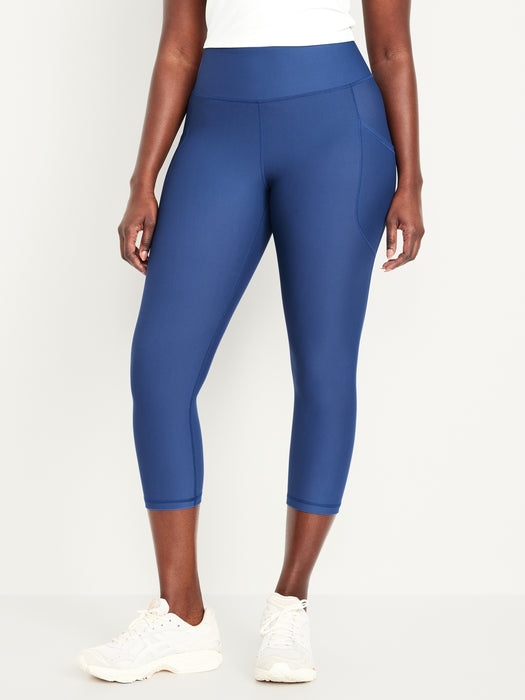 High-Waisted PowerSoft Crop Leggings