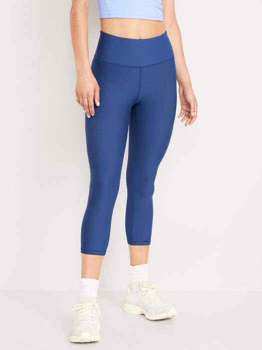High-Waisted PowerSoft Crop Leggings