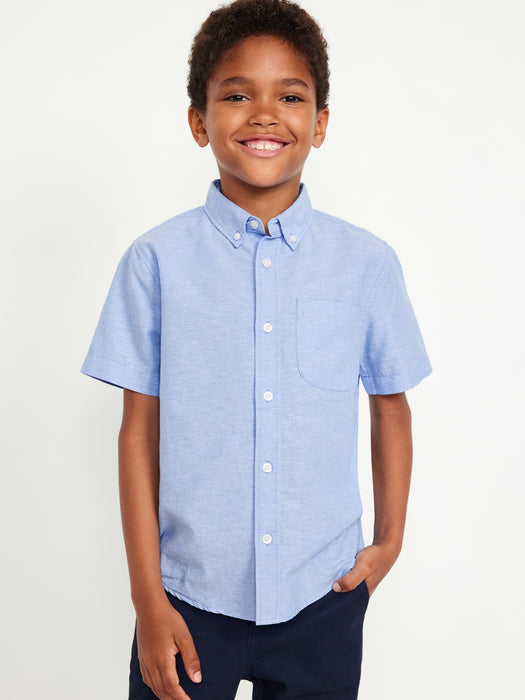 Short-Sleeve Oxford Shirt for Boys
