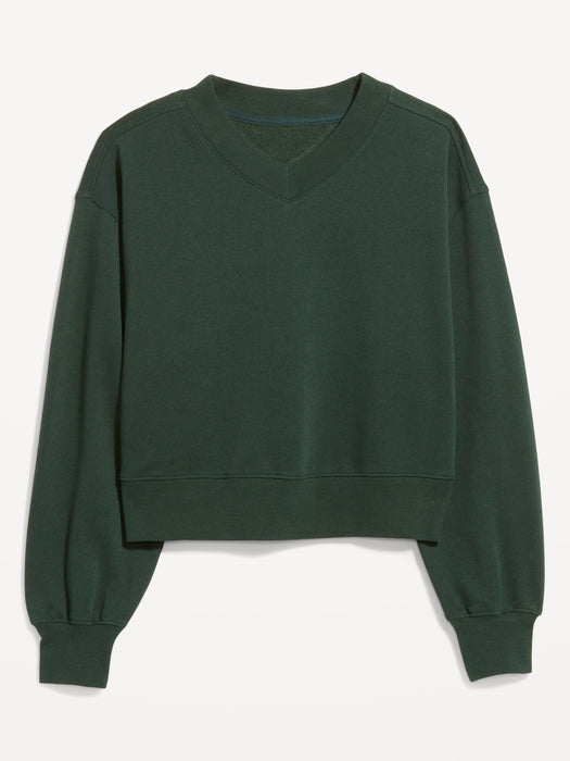 SoComfy Oversized V-Neck Sweatshirt