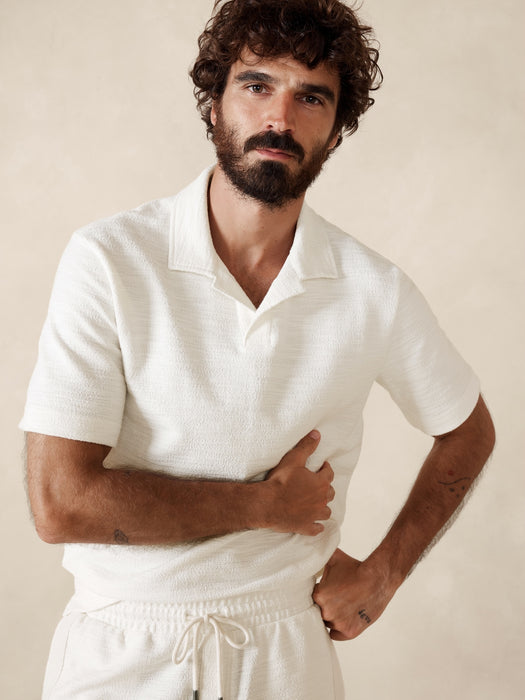 Slub Bouclé Polo