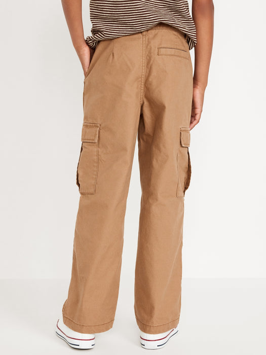 Baggy Non-Stretch Cargo Pants for Boys