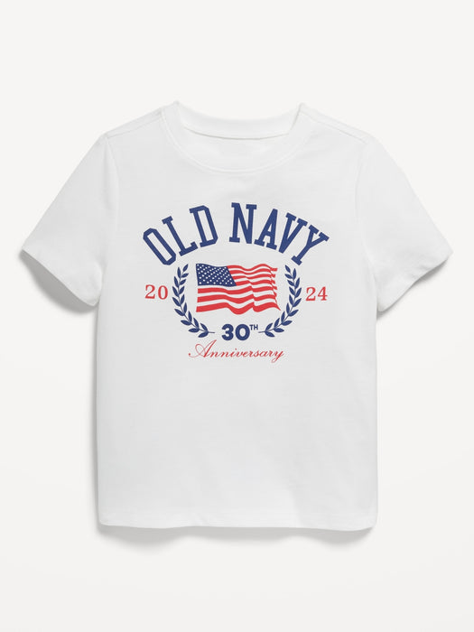 Matching Unisex Short-Sleeve Logo-Graphic T-Shirt for Toddler