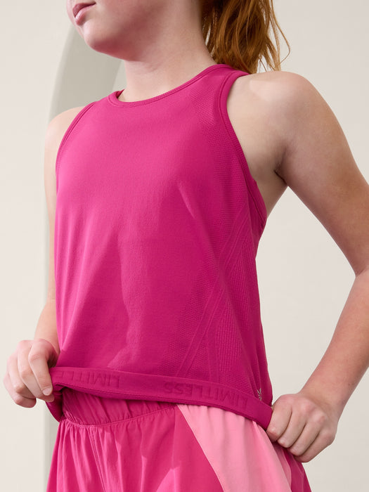 Athleta Girl Power Up Seamless Sport Length Tank