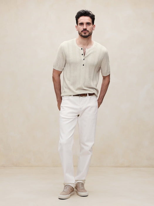 Lightweight Merino-Linen Henley