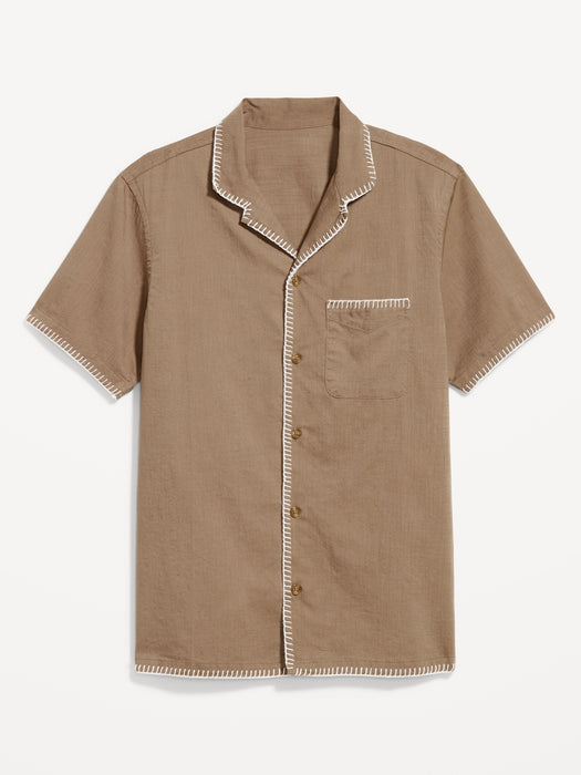Short-Sleeve Camp Shirt