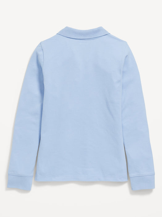 Uniform Pique Polo Shirt for Girls