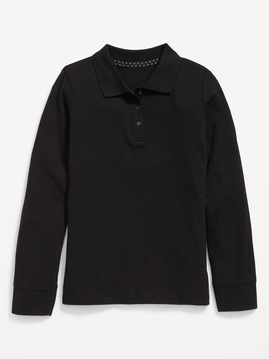 Uniform Pique Polo Shirt for Girls