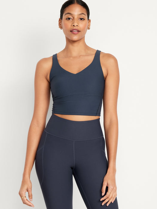 Light Support PowerSoft Rib Longline Sports Bra
