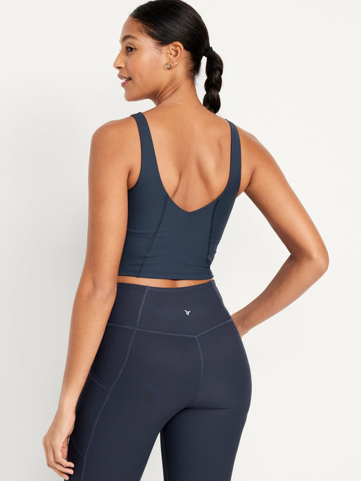 Light Support PowerSoft Rib Longline Sports Bra