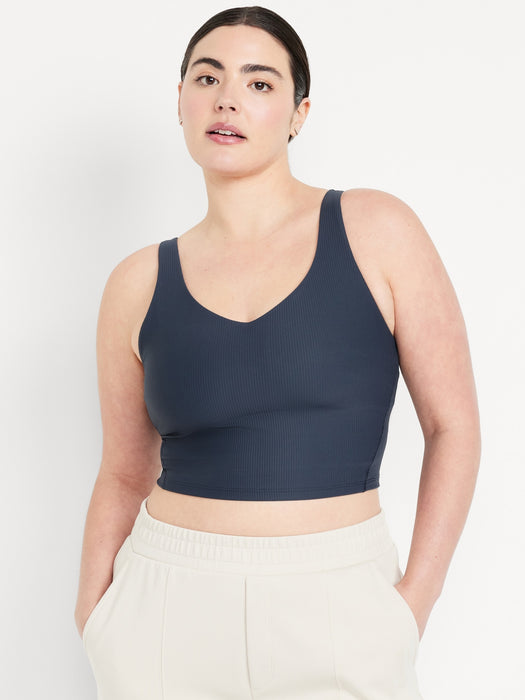 Light Support PowerSoft Rib Longline Sports Bra
