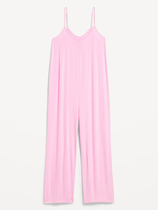 Knit Jersey Pajama Jumpsuit