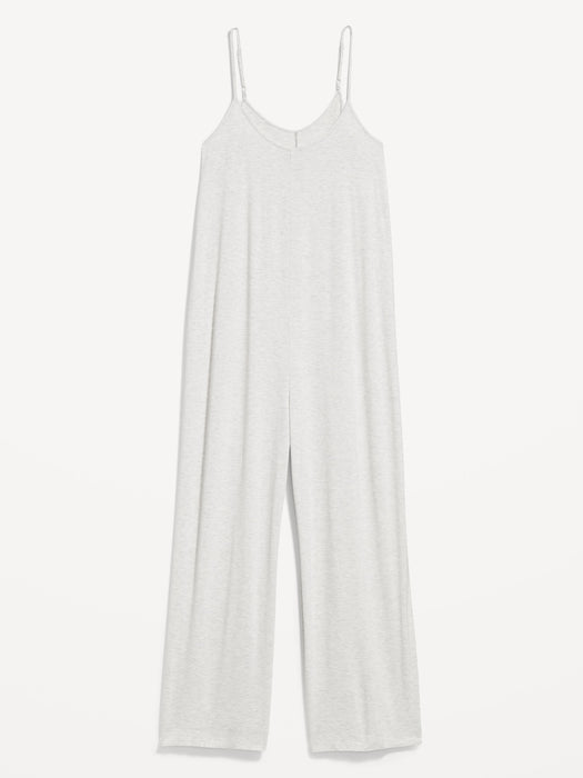 Knit Jersey Pajama Jumpsuit