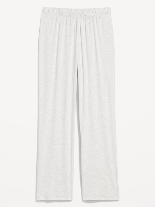 Mid-Rise Knit Jersey Pajama Pant