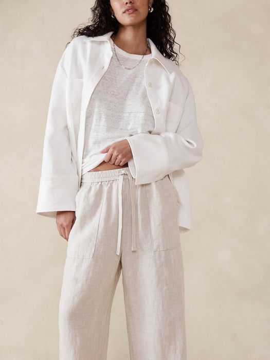 Linen Pull-On Pant