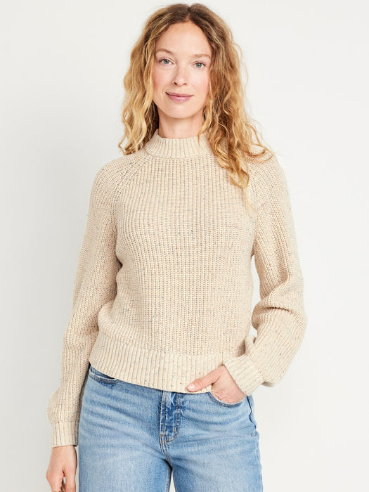 Shaker-Stitch Sweater