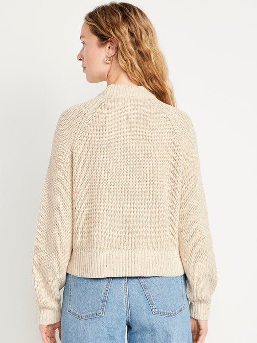 Shaker-Stitch Sweater