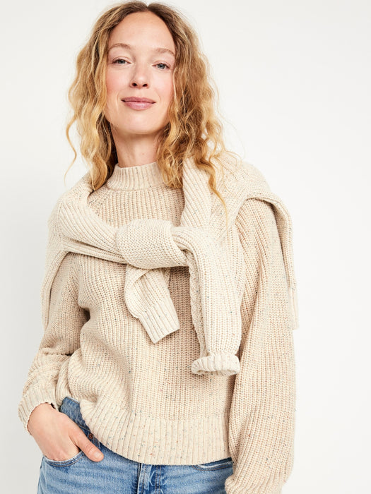 Shaker-Stitch Sweater