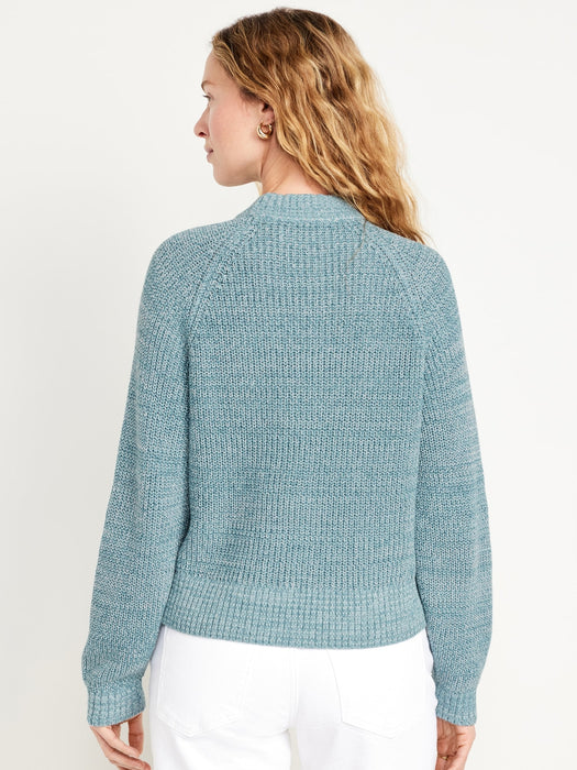 Shaker-Stitch Sweater