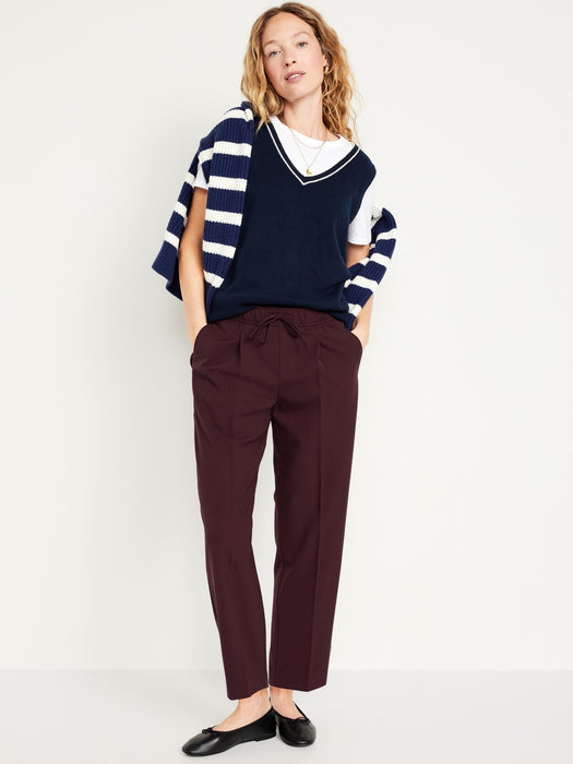 High-Waisted Billie Straight Trouser