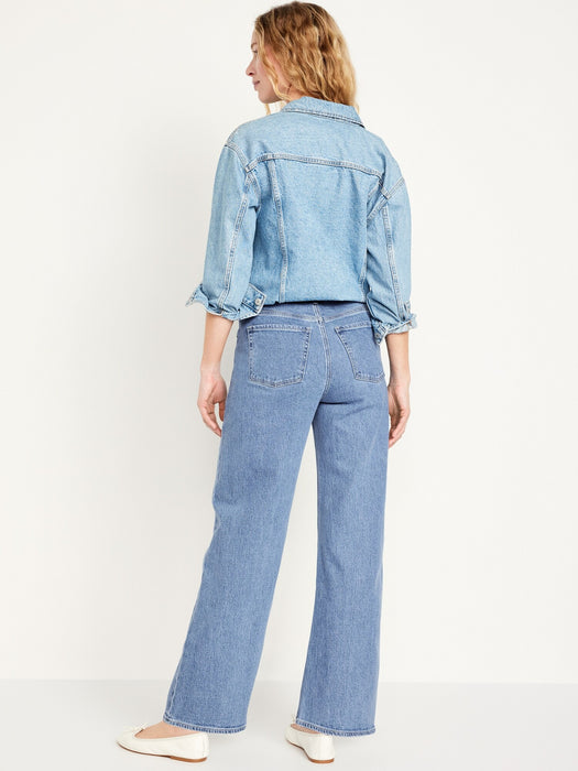 Extra High-Waisted Wide-Leg Jeans