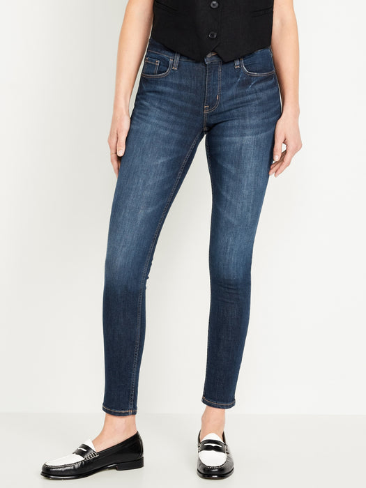 Mid-Rise Rockstar Super-Skinny Jeans