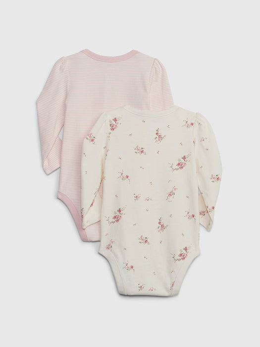 Baby First Favorites Organic CloudCotton Bodysuit (2-Pack)