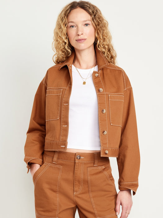 Crop Utility Jacket