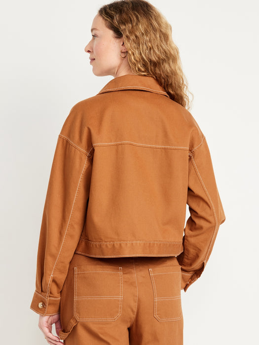 Crop Utility Jacket