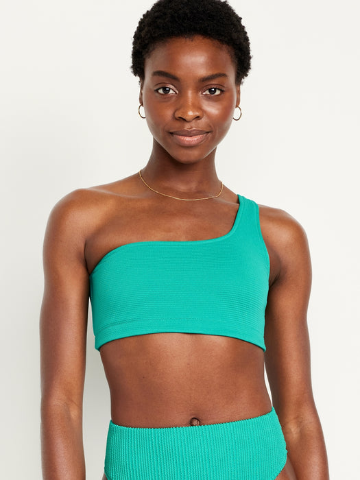 One-Shoulder Bikini Swim Top