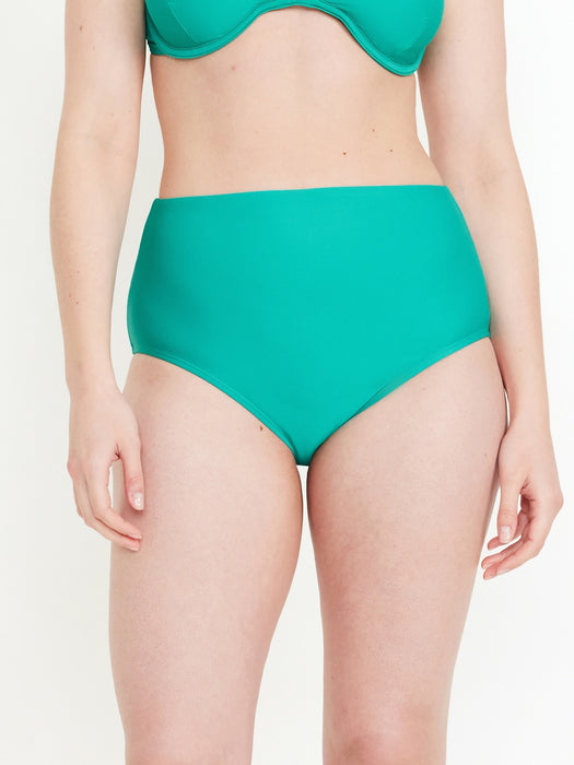 High-Waisted French-Cut Bikini Swim Bottoms
