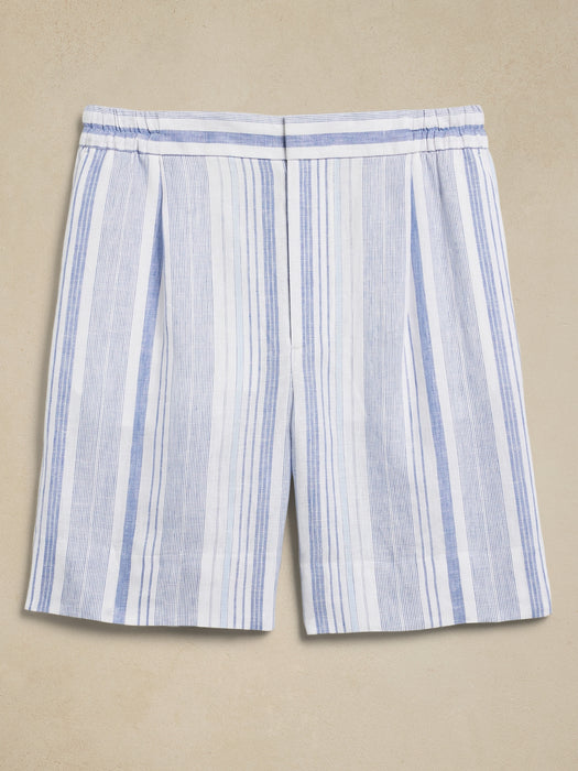 Linen Pull-On Short