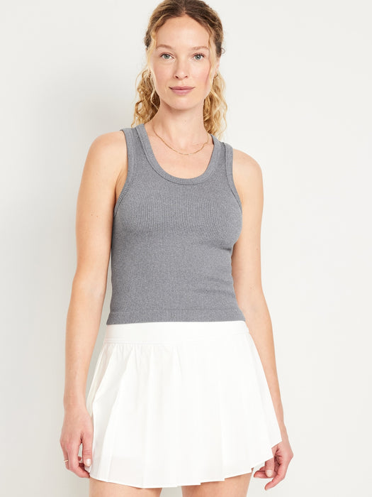 Exhale Nahtloses Geripptes Tanktop mit figurbetontem Schnitt